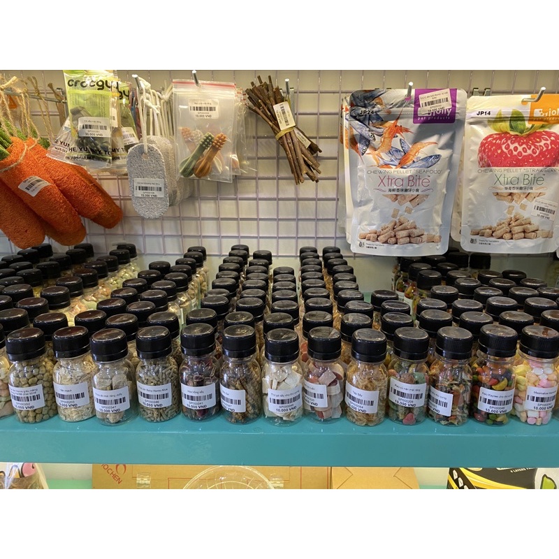 Thức ăn dặm Hamster chai 50ml tổng hợp đa dạng thức ăn bổ dưỡng cho Hamster/Sóc/Thỏ/Bọ/Nhím