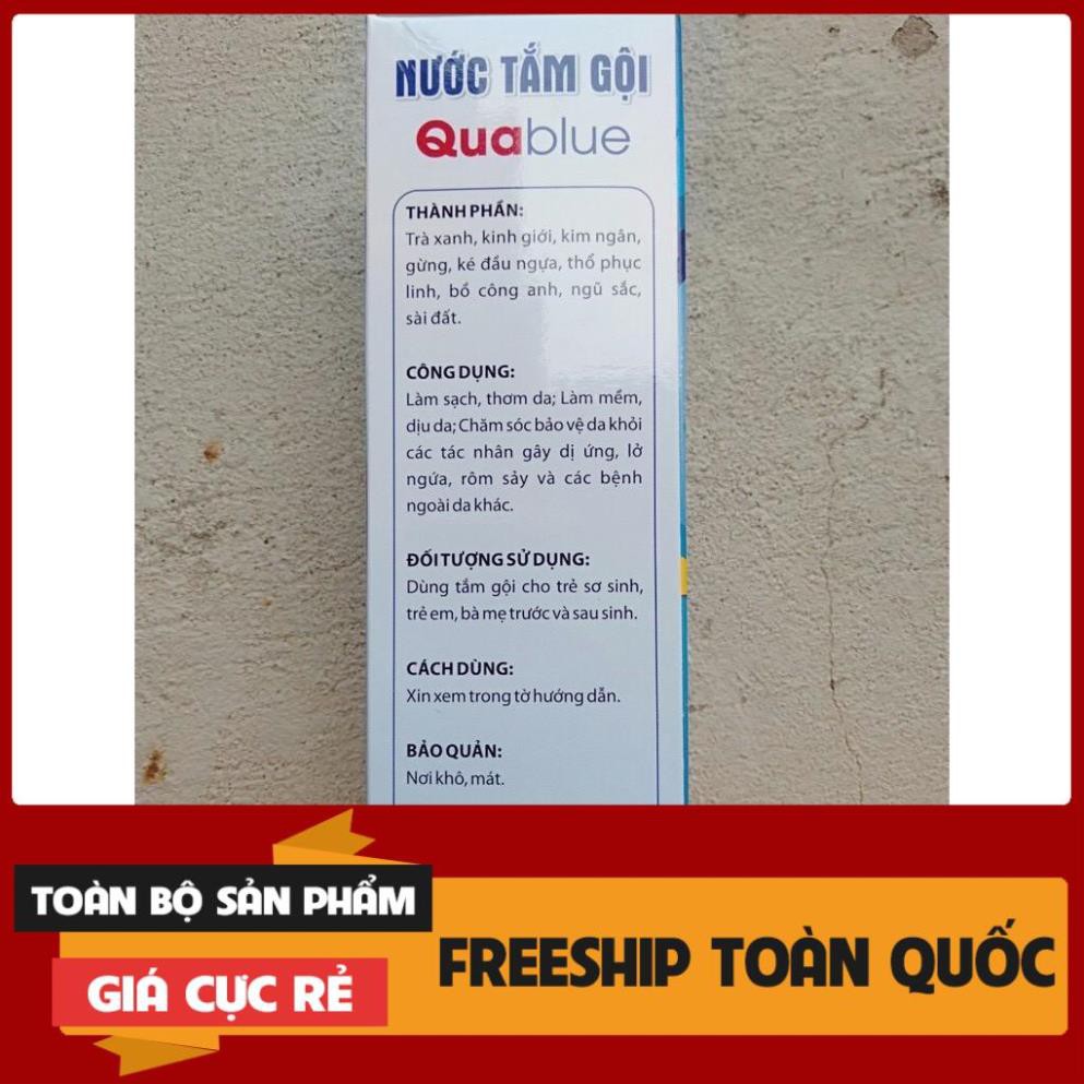 NƯỚC TẮM GỘI QUABLUE THẢO DƯỢC 250ML CHO BÉ