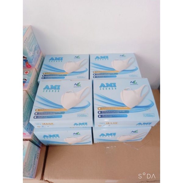 khẩu trang 3D chính hãng Ami hộp 50 cái ( có sỉ ) | BigBuy360 - bigbuy360.vn