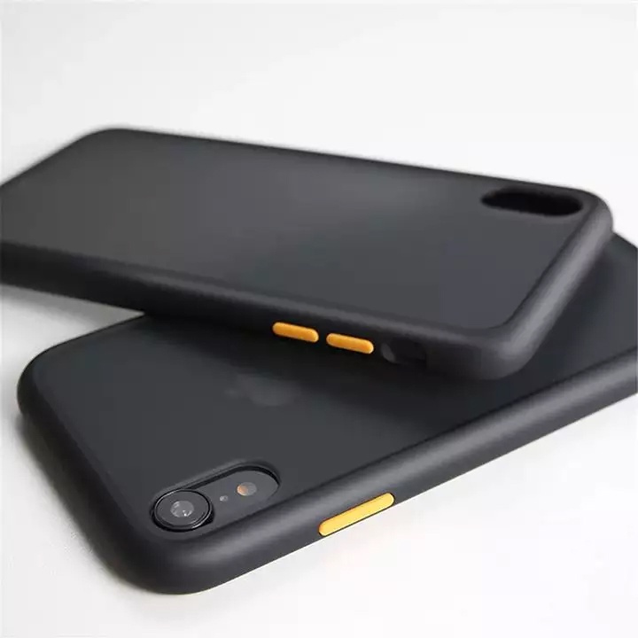Ốp lưng IP mặt lưng nhám có viền bảo vệ Camera IP 12, 13 Series - Ốp lưng viền màu chống trầy xước Educase86