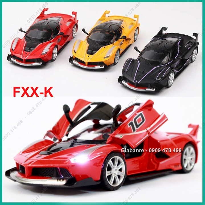 Xe Mô Hình Kim Loại Siêu Xe Ferrari FXXK Tỉ Lệ 1:32 - 9688