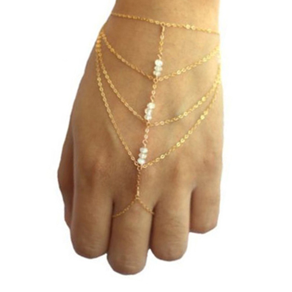 Vòng tay hợp kim đính đá nhiều tầng cổ điển sang trọng cá tính dành cho nữ