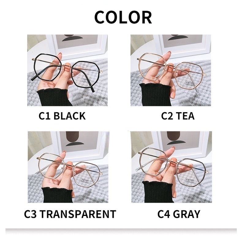 Mắt kính gọng kim loại chốn ánh sáng xanh cá tính