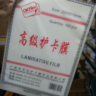 màng ép plastic 45mic A4