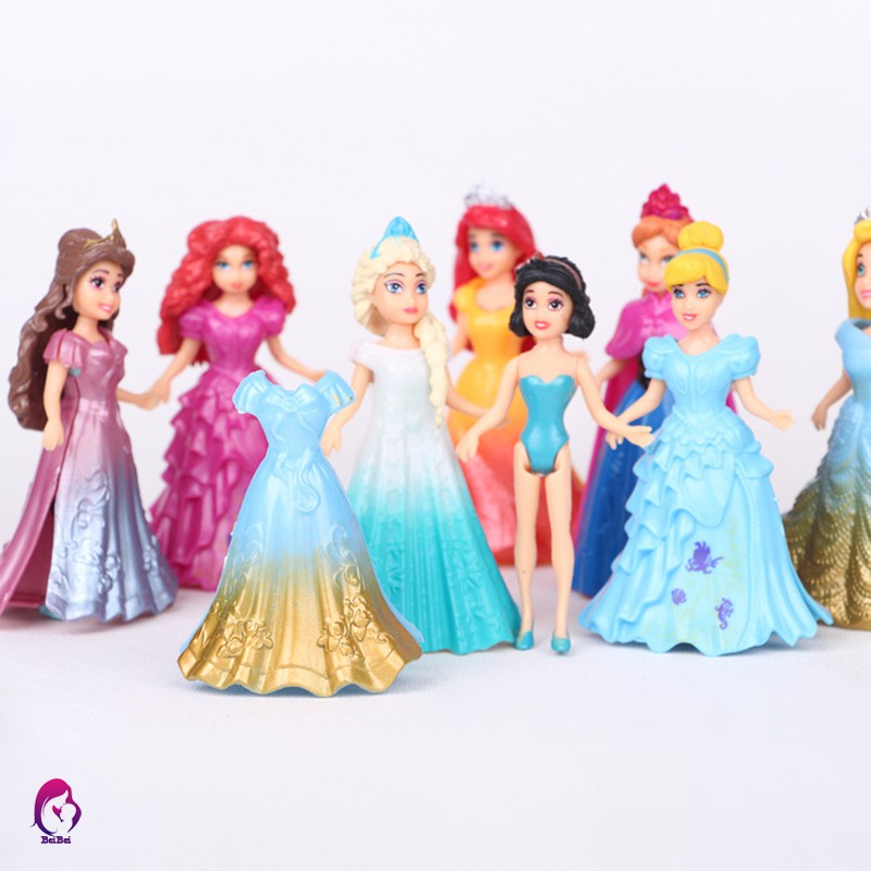 Bộ Búp Bê Công Chúa Trong Phim Frozen (8 Cái)