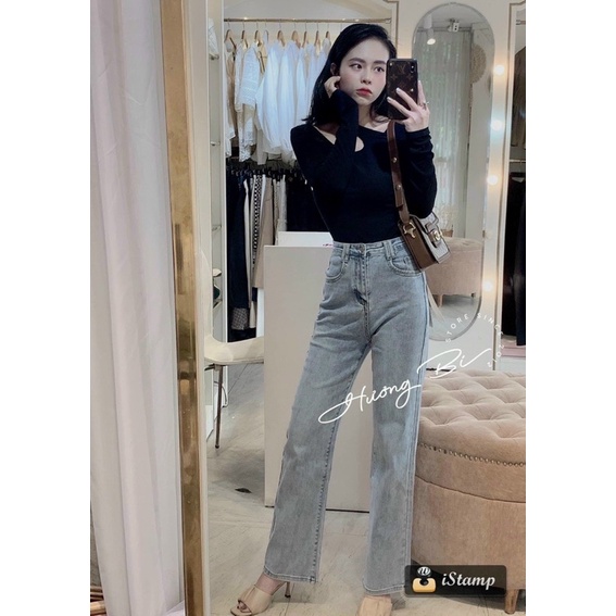 Áo thun kiểu dài tay khoét vai, Áo kiểu dáng ôm khoét ngực sexxy AS4198 - NhiNhi Shop | BigBuy360 - bigbuy360.vn