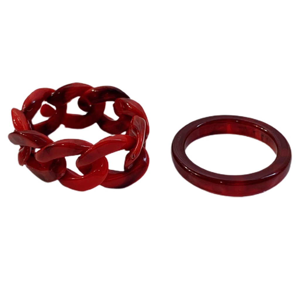 Nhẫn Thiết Kế Đơn Giản Phong Cách Retro Thời Trang