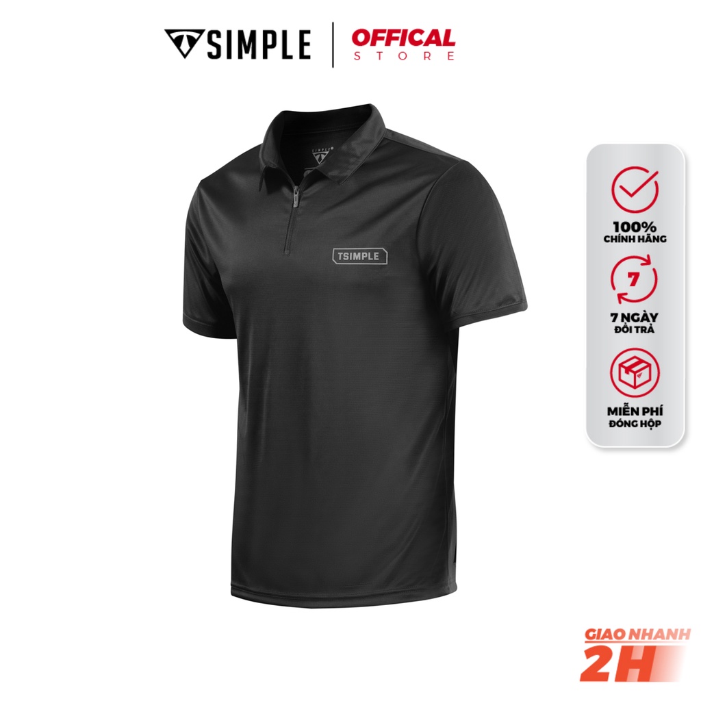 Áo Polo Thể Thao Nam TSIMPLE cổ bẻ tay ngắn tập gym vải thun lạnh thoáng mát co giãn chuẩn form AHCD | BigBuy360 - bigbuy360.vn