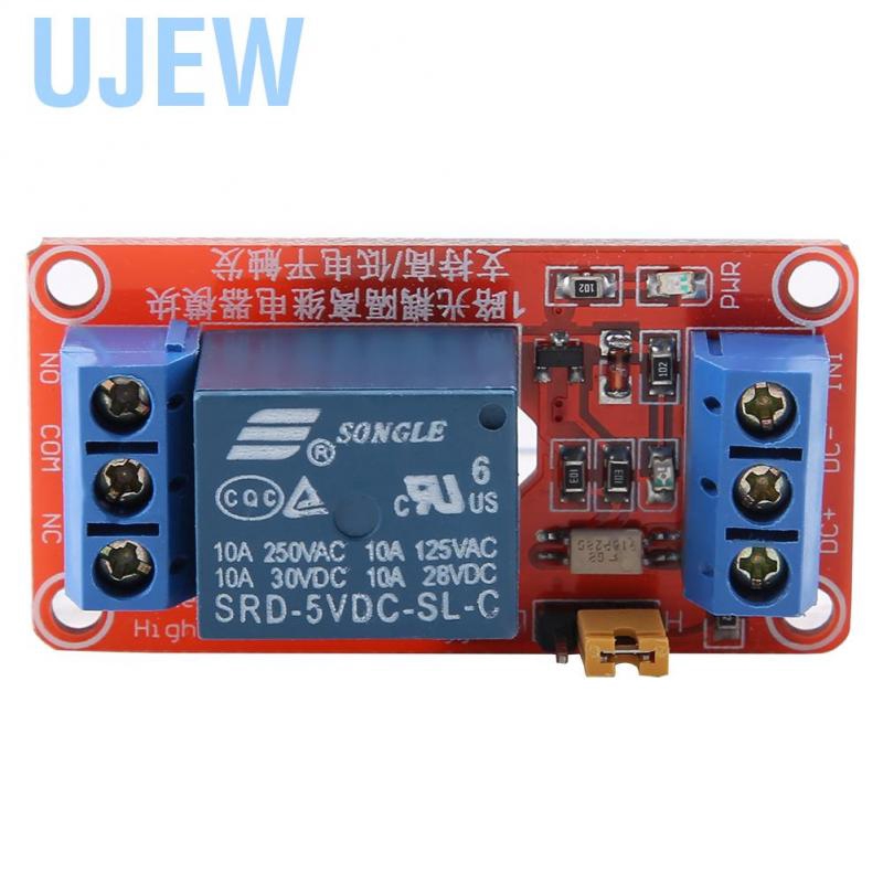 [Ready Stock] 1 Channel Optocoupler Relay Module Board High & Low Trigger 5V/12V/24V