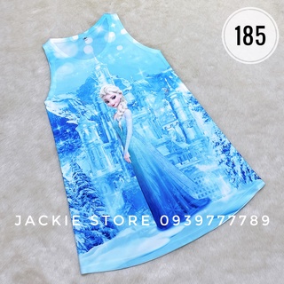 váy đầm elsa anna olaf 3d thái lan