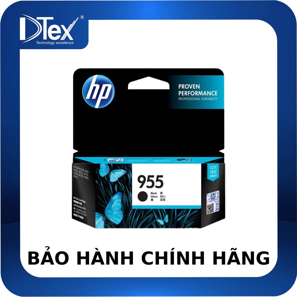 Mực in HP 955 Black Original Ink Cartridge (L0S60AA) - Hàng Chính Hãng