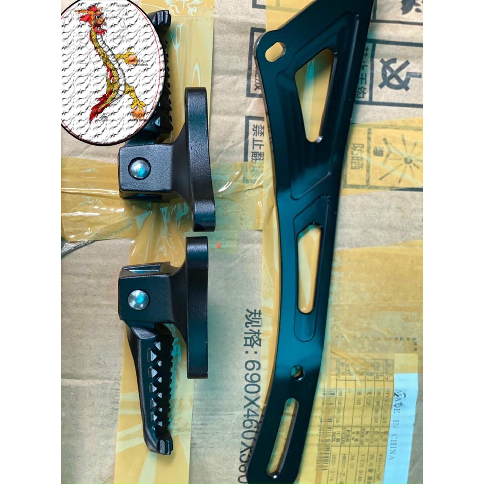[FreeShip] [Giá hủy diệt] GÁC CHÂN SAU XE MÁY EXCITER 150 MINI,Cặp gác chân sau cho ex150cc có pat pô gắn vừa cho xe zin