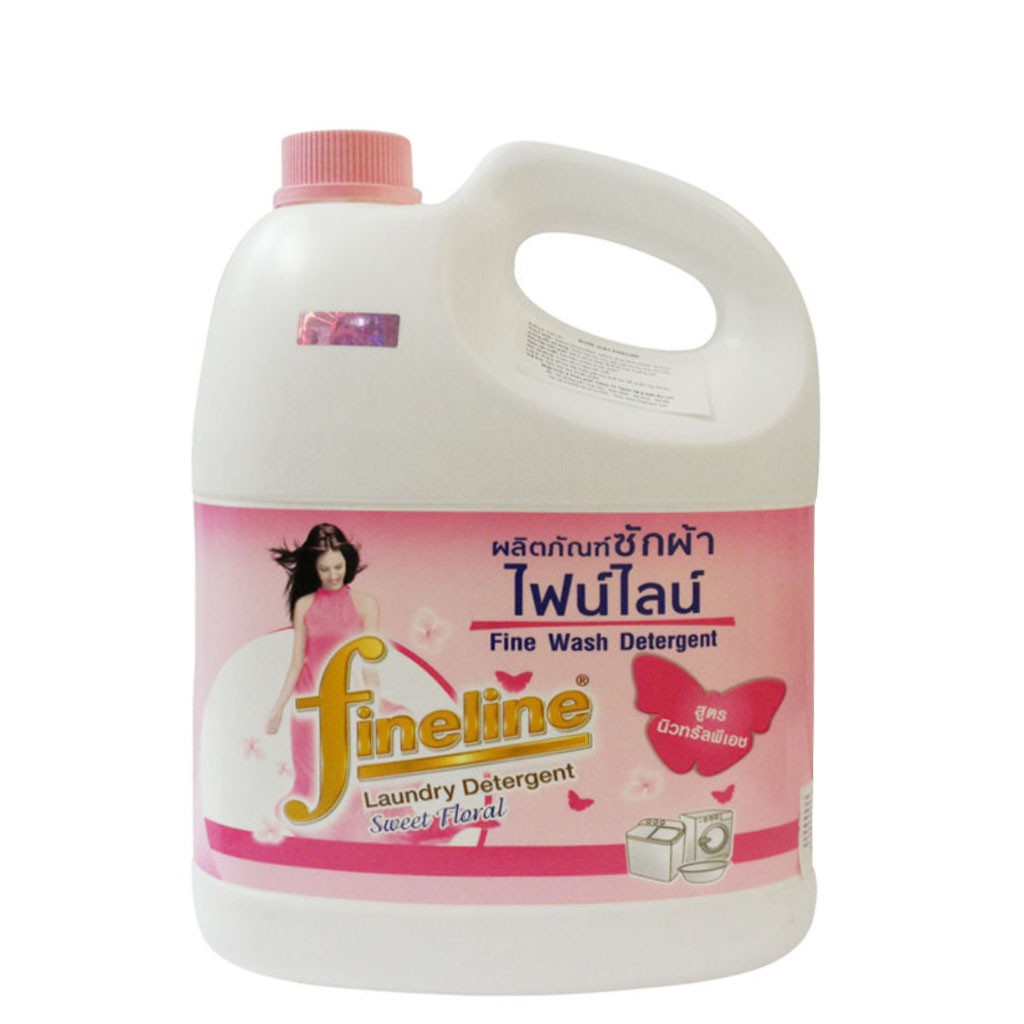 Nước Giặt Xả Đậm Đặc Fineline Sweet Floral Chai 3000ml (Fineline Hồng)