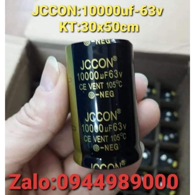 💥💥💥Tụ hóa JCCON 4700uF 100V size 30x60mm
