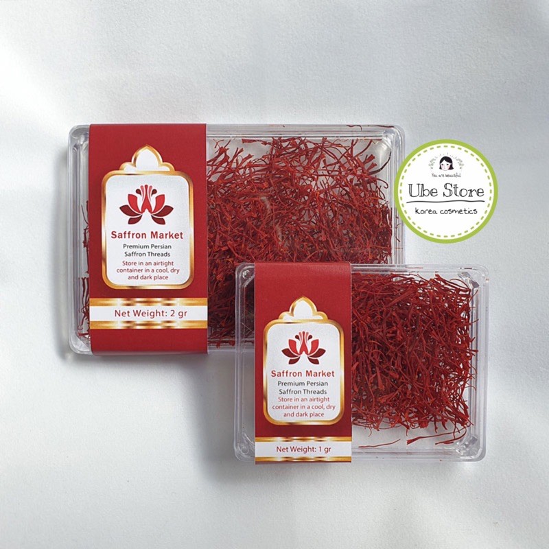 NHUỴ HOA NGHỆ TÂY SAFFRON MARKET PREMIUM SAFFRON THREADS HỘP 2G #GIÁ_CỰC_RẺ