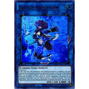 Thẻ bài Yugioh - TCG - Backup Supervisor / DUPO-EN015'