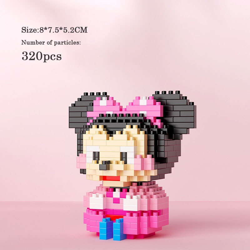 DISNEY Mô Hình Đồ Chơi Lắp Ráp Nhà Du Hành Mini 3D Cho Bé