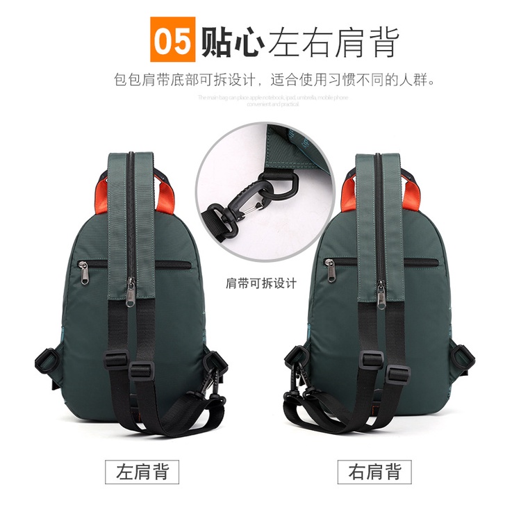 (Balo Mini)Túi đeo chéo nhiều kiểu nam TIFU 40 cao cấp chống nước size 31x20cm