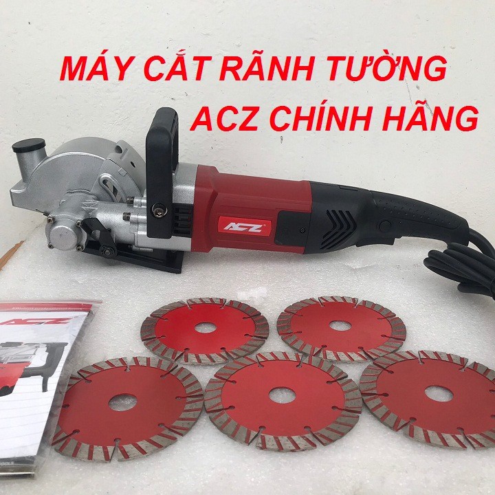 Máy cắt rãnh tường, mấy cắt rãnh tường acz 5 lưỡi công suất 2800W