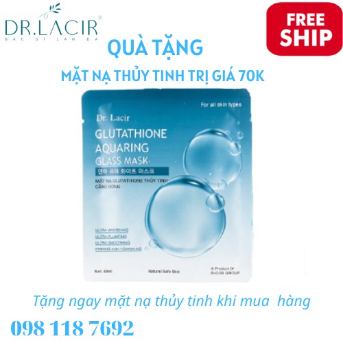 Chống Nắng Sinh Học Dr Lacir - Tặng mặt nạ thủy tinh căng bóng 70k | BigBuy360 - bigbuy360.vn