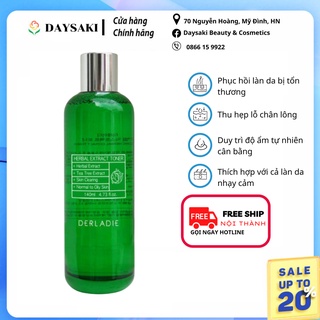 Toner chiết xuất tràm trà làm giảm mụn Derladie Herbal Extract Toner 140ml
