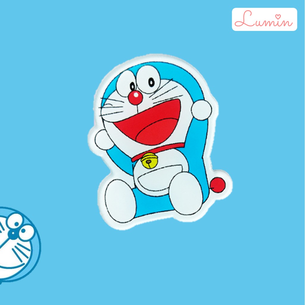 Huy hiệu cài balo, pin, ghim cài hình doraemon dễ thương | Lumin Store