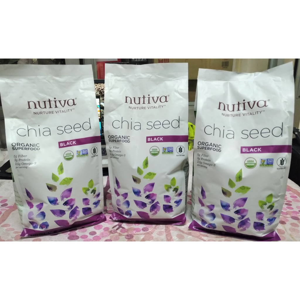 Hạt chia Nutiva Nurture Vitality Non GMO 1.36kg