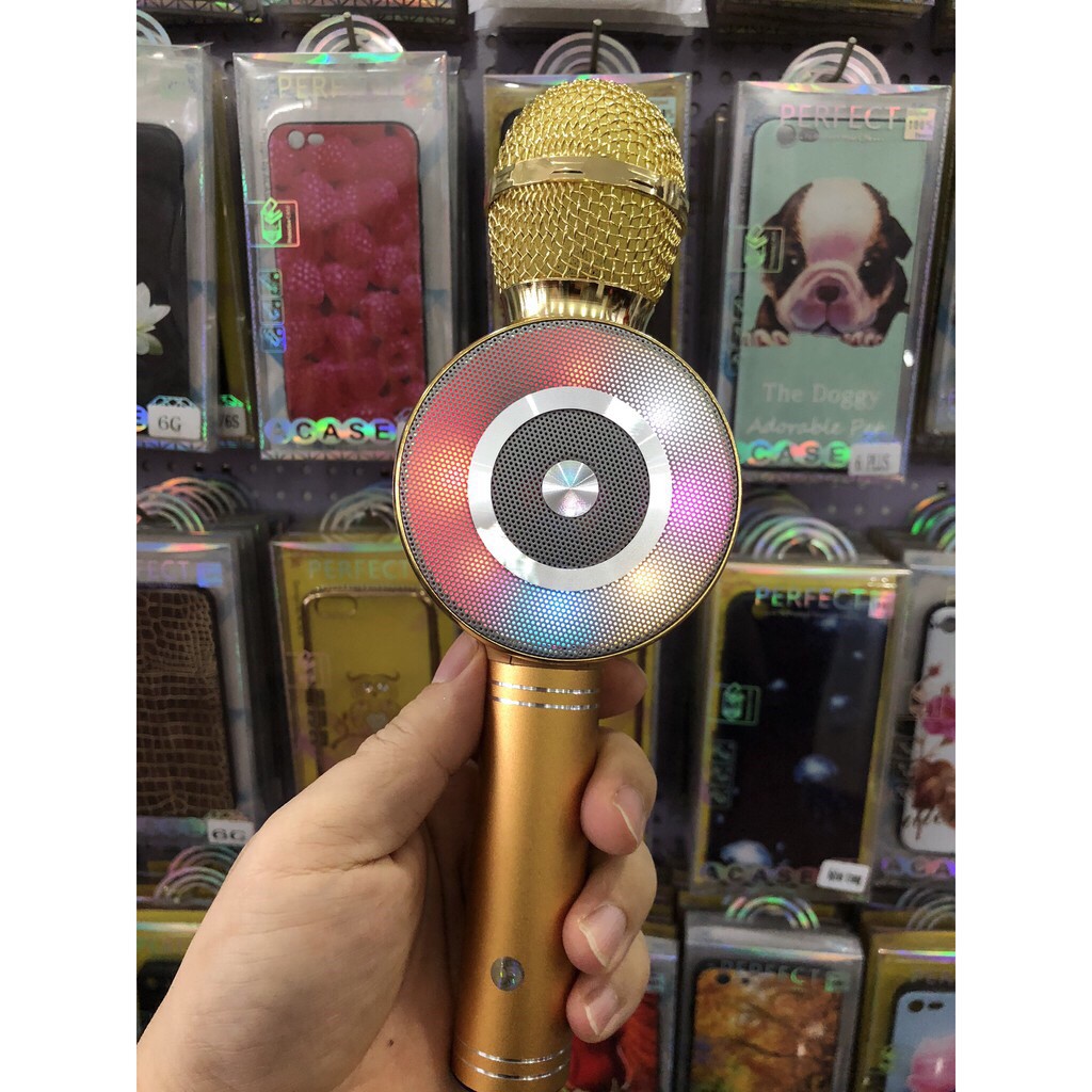 MIC Karaoke Bluetooth N16 LED WS669 hát cực đã nghe cực hay