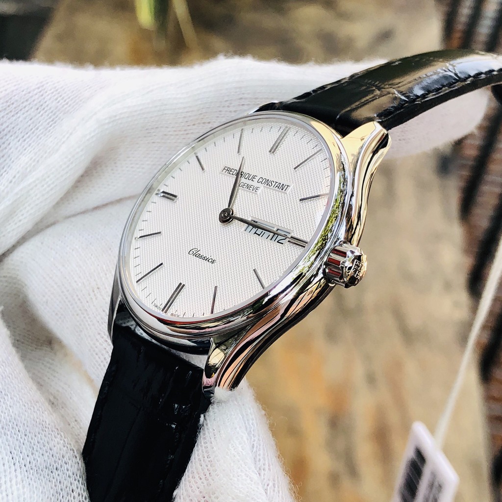 Đồng hồ nam Frederique Constant FC225ST5B6 - Máy Quartz Pin Thụy Sĩ - Kính Sapphire nguyên khối