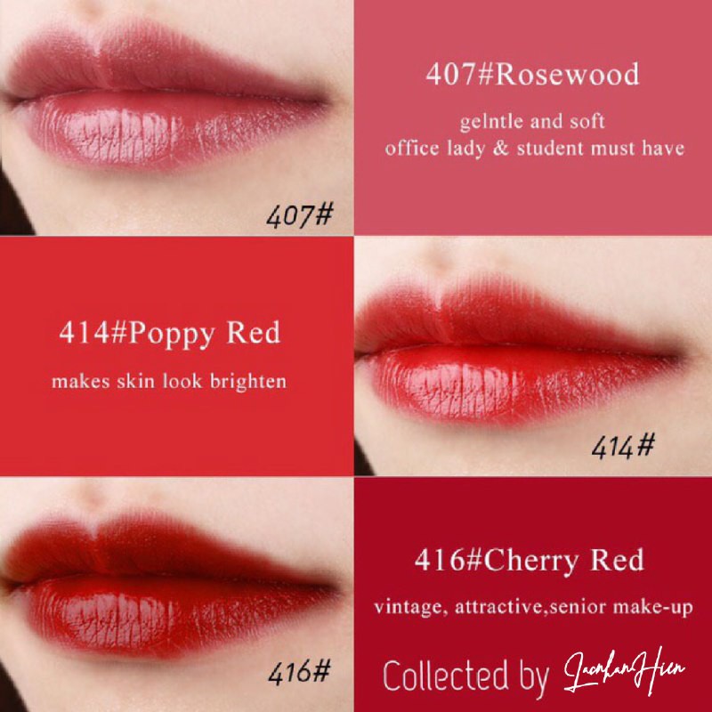 [Đỏ cherry 416] SON DƯỠNG BÓNG KIKO MILANO ❤ KIKO MILANO SMART FUSION LIPSTICK CHERRY RED