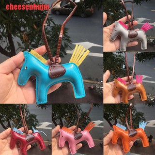 Móc Khóa Da PU Handmade Hình Ngựa Độc Đáo