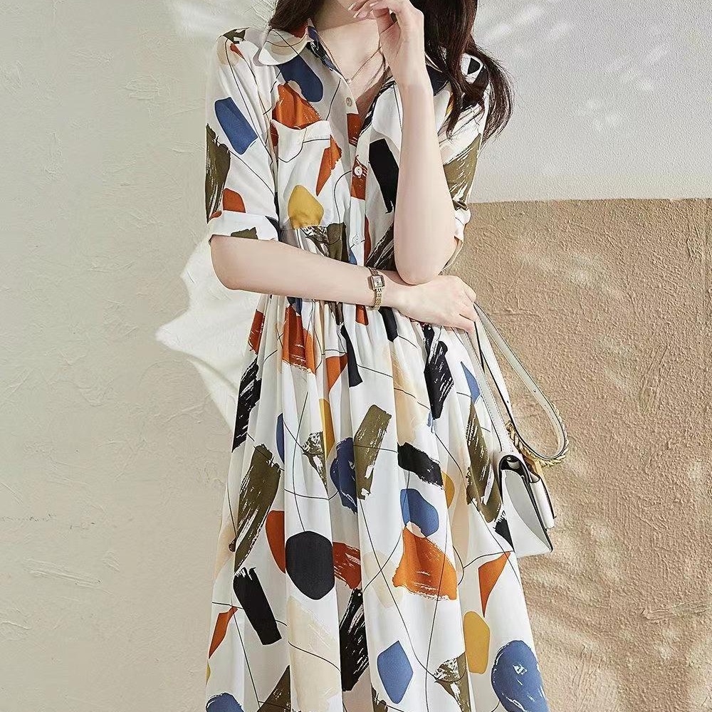 Đầm Hoa Thời Trang Mùa Hè Hàn Quốc Dành Cho Nữ
