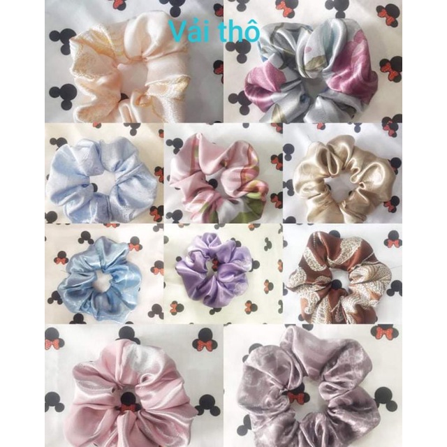 Scrunchies thun cột tóc sang chảnh độc lạ