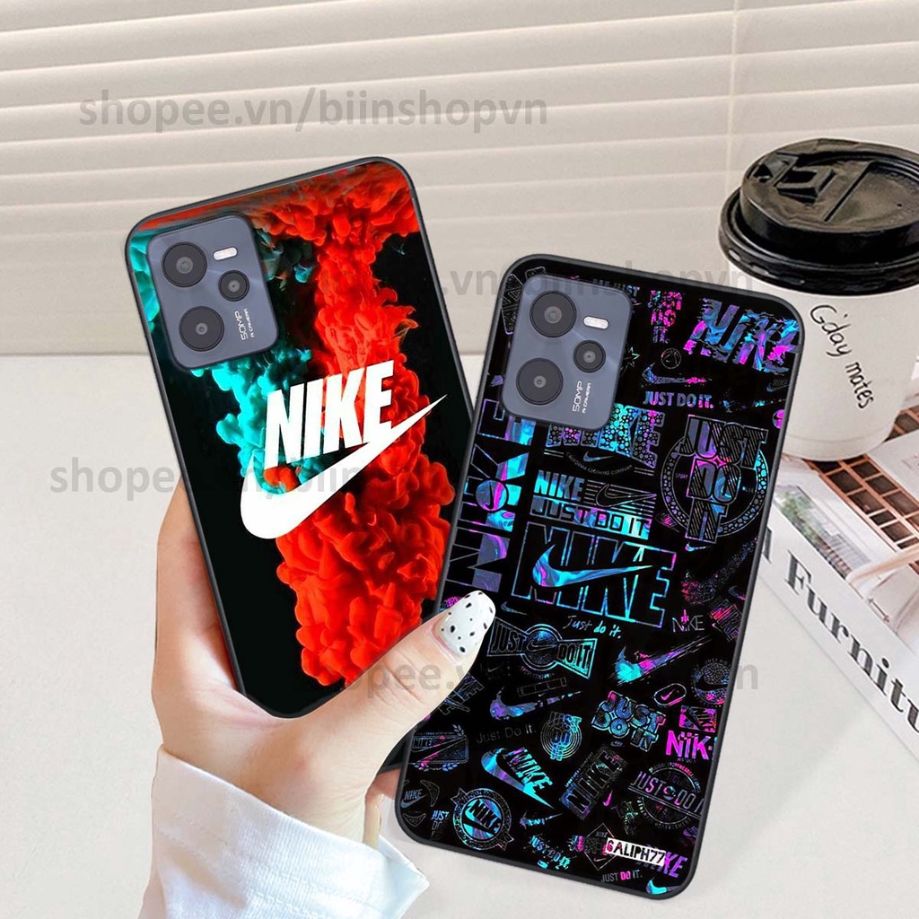 Ốp Realme C35 in hình thương hiệu nhiều màu sắc thể thao cá tính thời trang