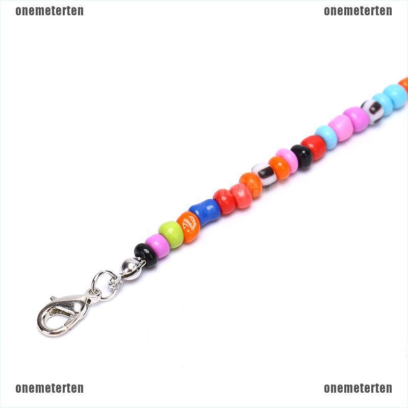 Vòng Tay Chuỗi Hạt Nhiều Màu Hình Mặt Cười Phong Cách Boho Cho Nữ | BigBuy360 - bigbuy360.vn