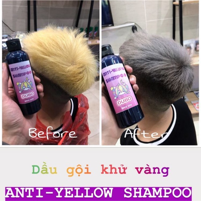 [CAM KẾT HIỆU QUẢ] Dầu Gội Khử Vàng Anti-Yellow (50ml - 200ml)