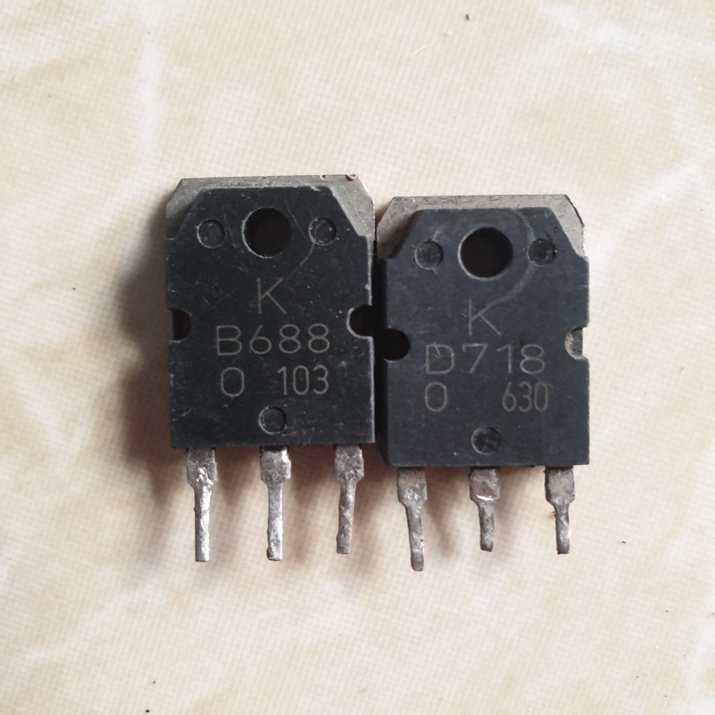 Cặp Sò B688, D718 tháo máy loại tốt.