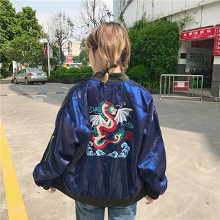 [Hàng order] Áo khoác thêu rồng- 3 màu lựa chọn - Quảng Châu