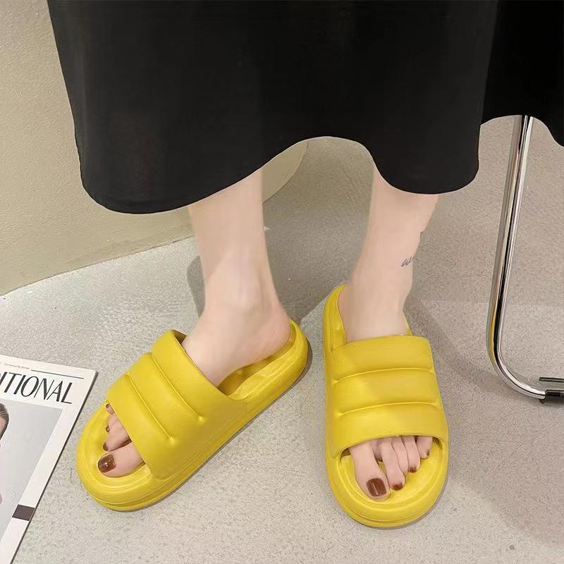 Dép bánh mì nam Dép Đi Trong Nhà Tắm Đế Dày Siêu Mềm Thoải Mái Chống Trượt