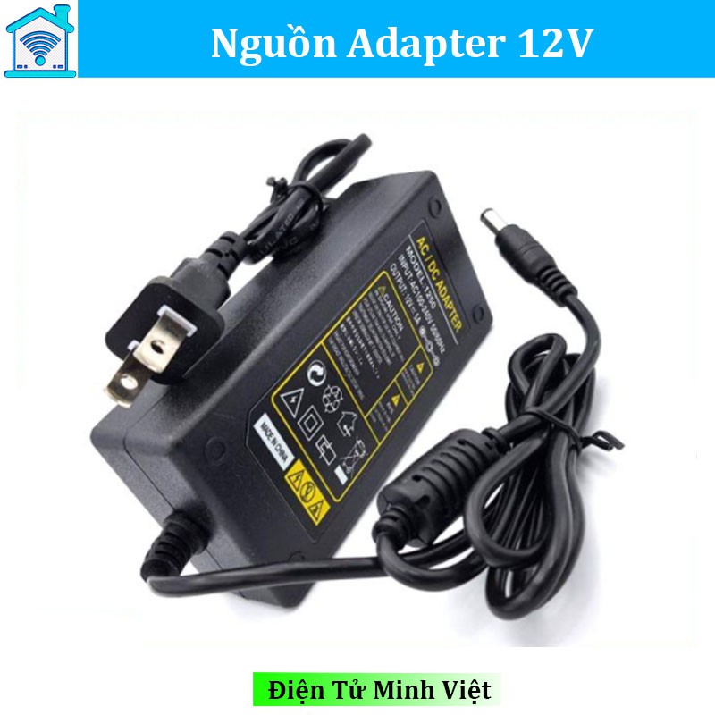 Nguồn Adapter 12V 5A Đầu ra 5.5x2.1mm