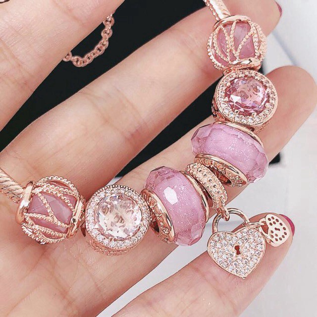 Vòng Tay Pandora 18 Đính Đá Zircon 597704cz. Pandora Pandora Pandora Thời Trang Mùa Thu Cho Nữ Asad654642 Aa0356Ds