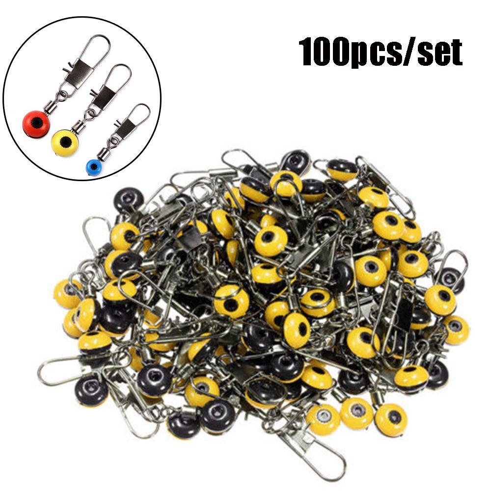 Set 100 Khuyên Nối Bằng Thép Không Gỉ Cho Cần Câu Cá