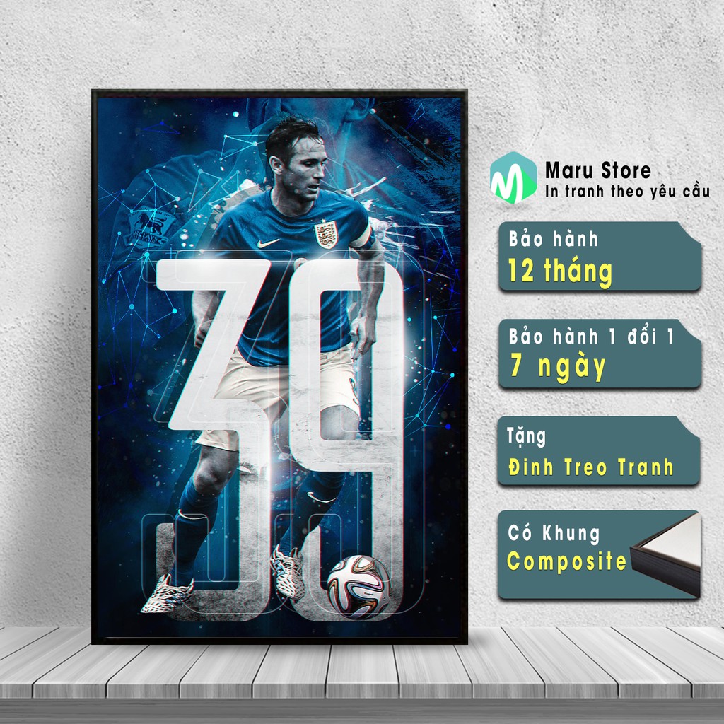 Tranh Treo Tường Franky Lampard, Trang Trí Phòng Net