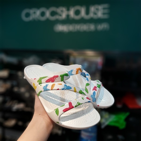 Dép crocs swiftwater nữ chính hãng dạng đúc, dép cross nữ quai ngang đúc nguyên khối - Crocs house