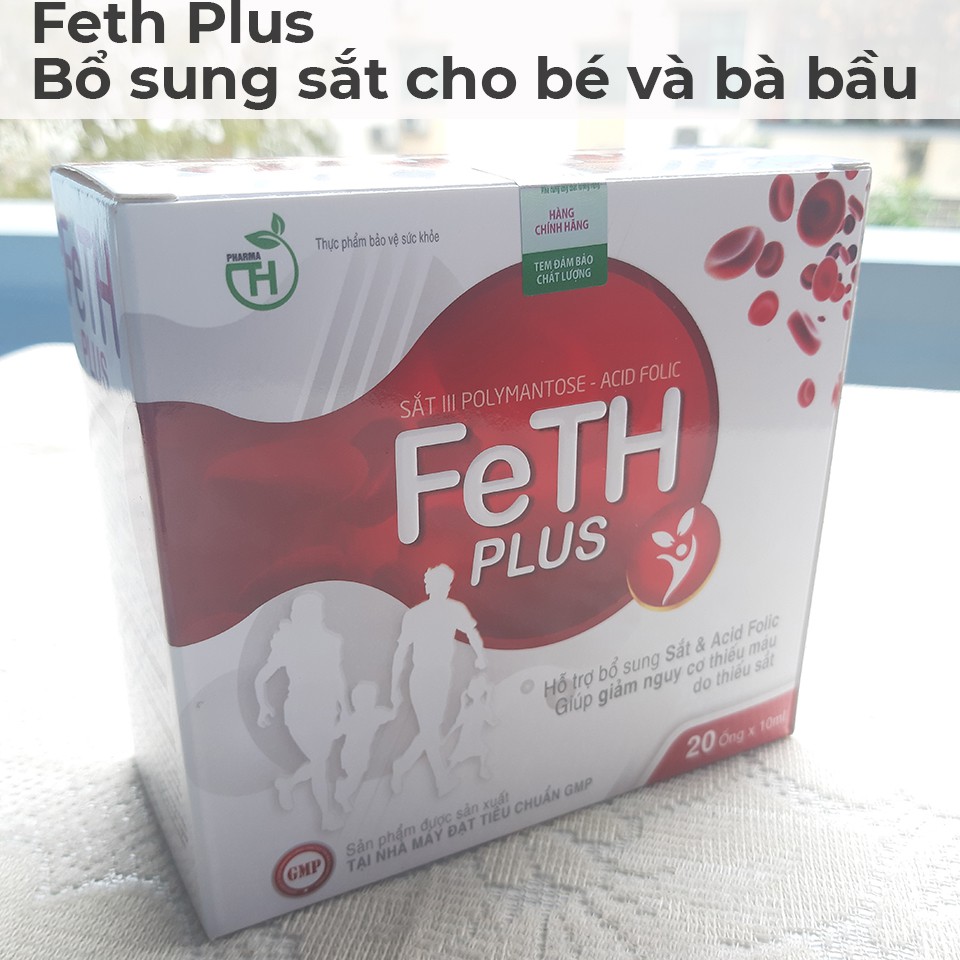 [GIÁ SỈ] FeTH Plus - Bổ sung sắt, acid folic cho người thiếu máu và bà bầu