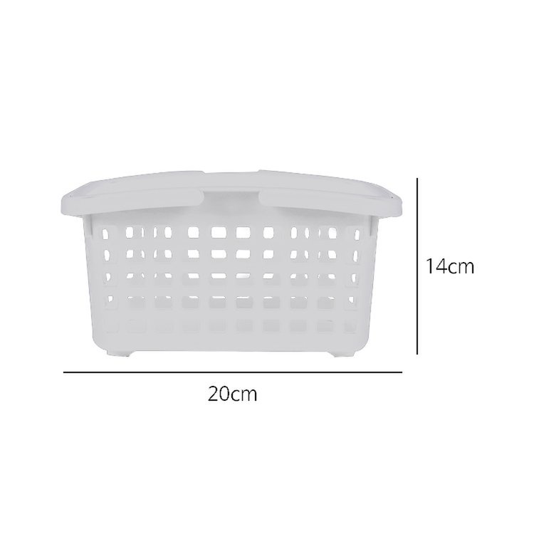 Giỏ Nhựa Lỗ Có Quai Cầm Size Nhỏ Đa Năng Loving Home No Brand 245 x125 x165 mm - Emart VN