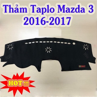 Thảm taplo nhung lông cừu chống nóng xe Mazda 3