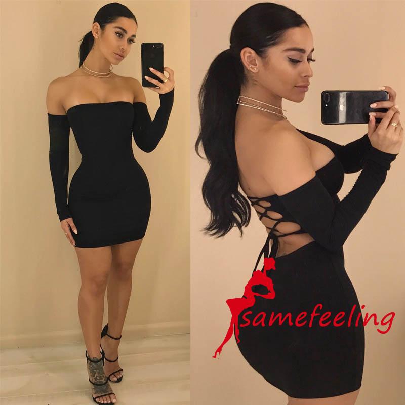 SFUK Sexy Women Lady Bandage Bodycon Evening Party Cocktail Club Short Mini Dress