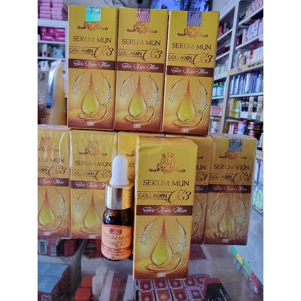 serum mụn collagen x3 đông anh 5ml ( chuẩn cty )
