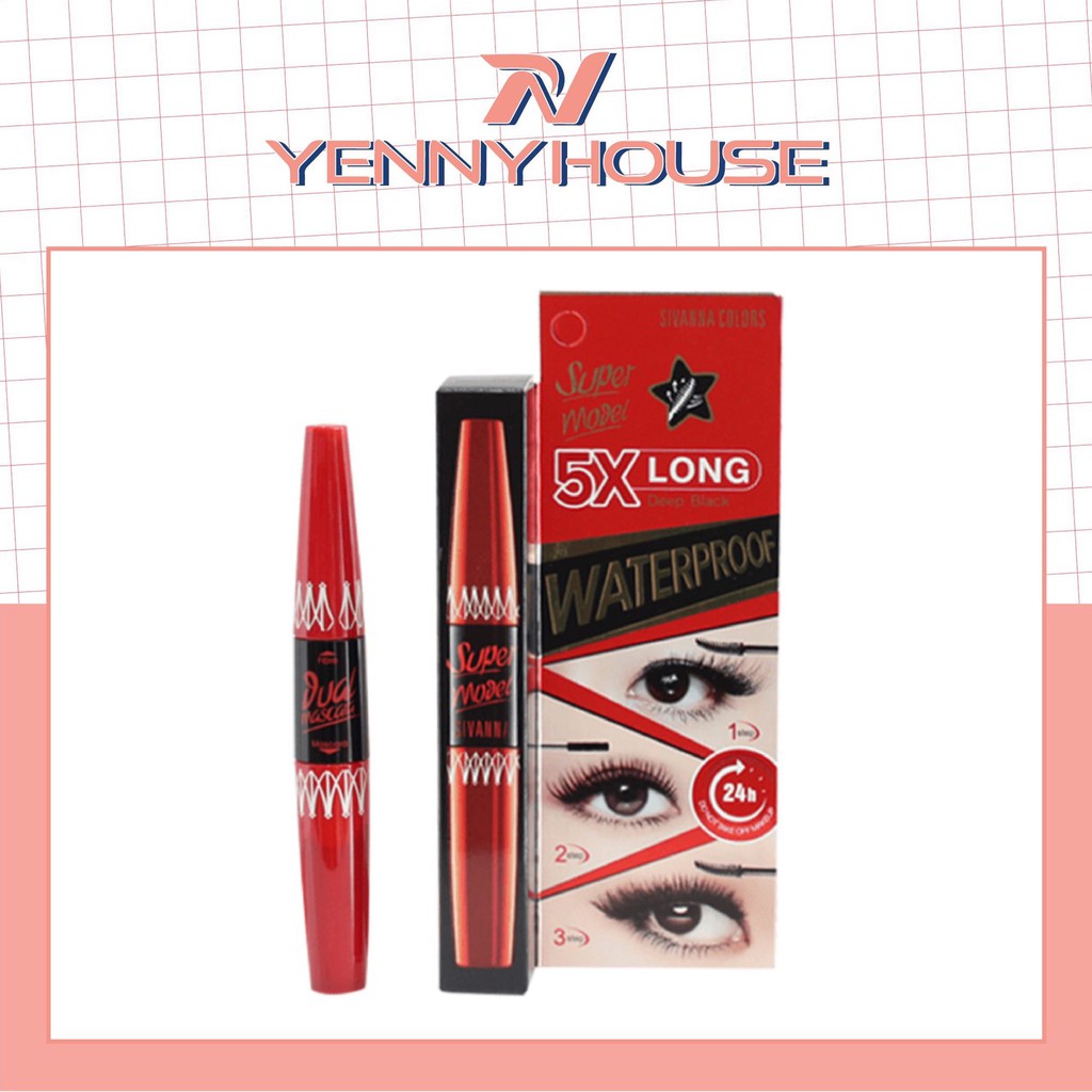 Mascara Hai Đầu Sivanna 5X